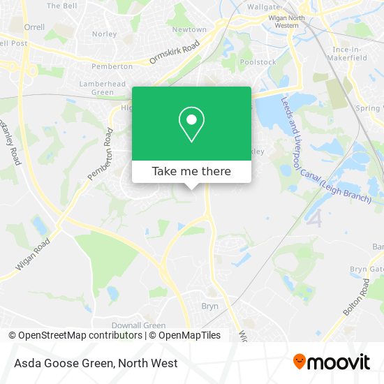 Asda Goose Green map
