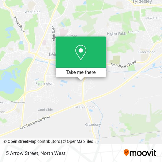 5 Arrow Street map