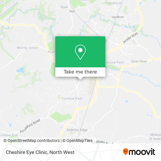 Cheshire Eye Clinic map