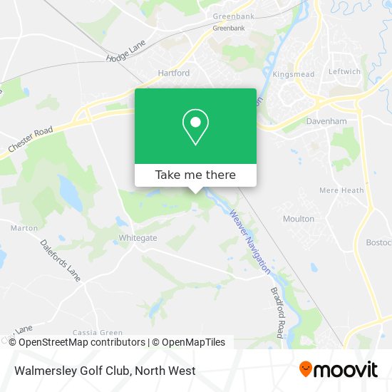 Walmersley Golf Club map