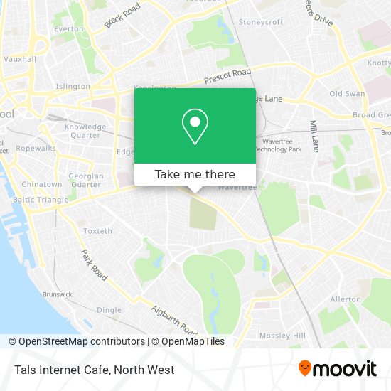 Tals Internet Cafe map