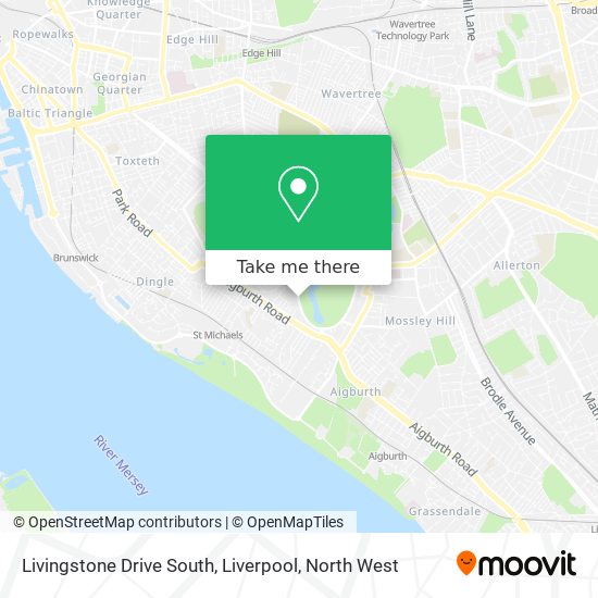 Livingstone Drive South, Liverpool map