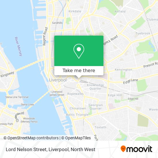 Lord Nelson Street, Liverpool map