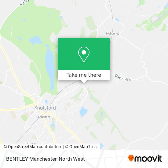BENTLEY Manchester map