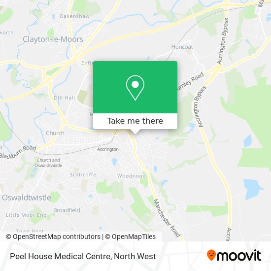 Peel House Medical Centre map