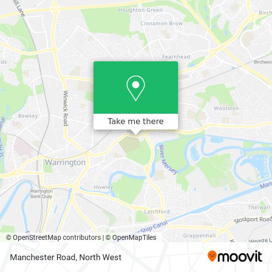 Manchester Road map