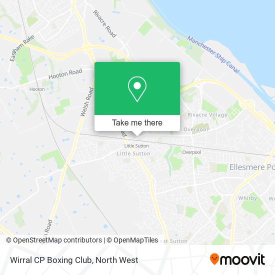 Wirral CP Boxing Club map