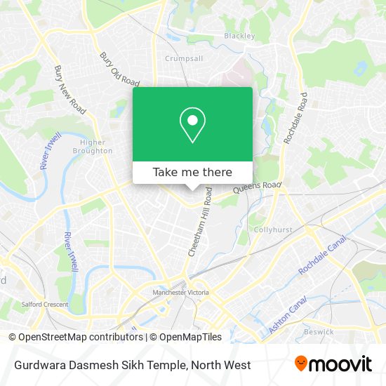 Gurdwara Dasmesh Sikh Temple map