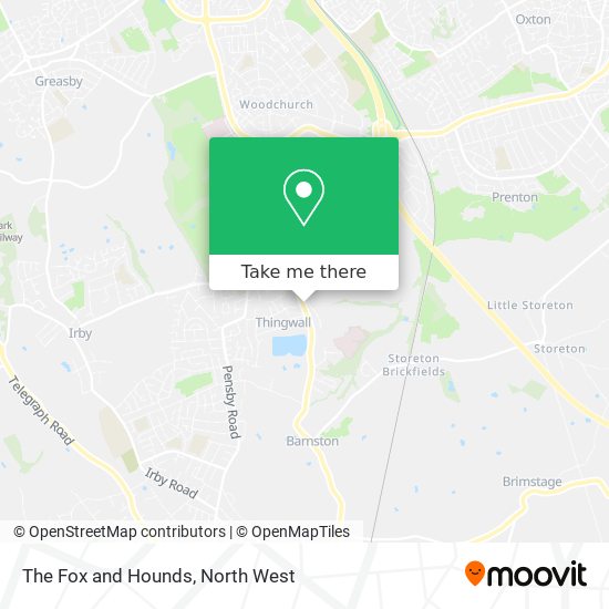 The Fox and Hounds map