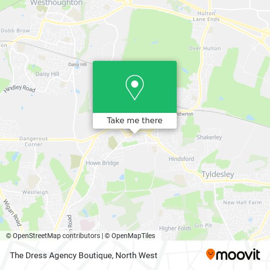 The Dress Agency Boutique map