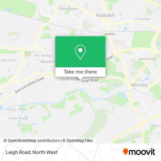 Leigh Road map