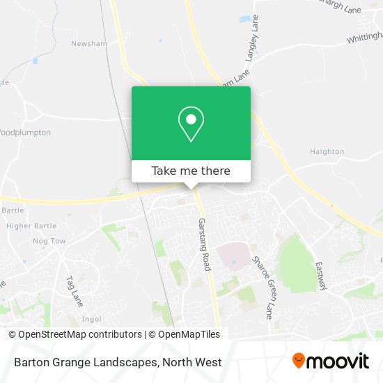 Barton Grange Landscapes map