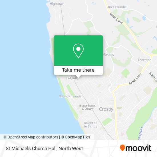 St Michaels Church Hall map