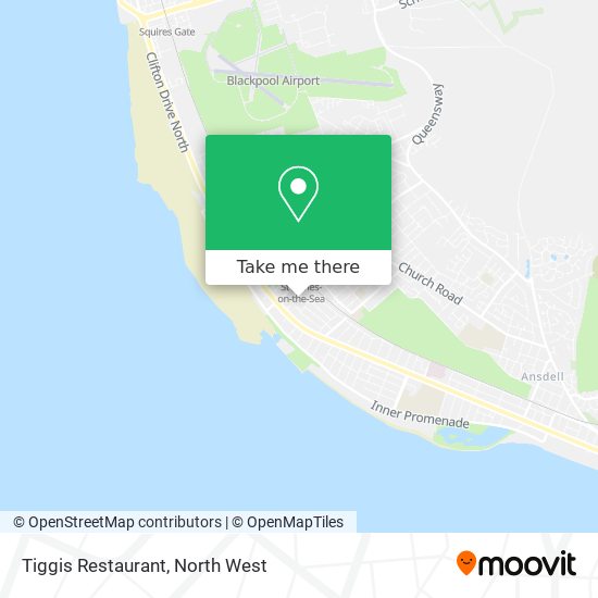 Tiggis Restaurant map