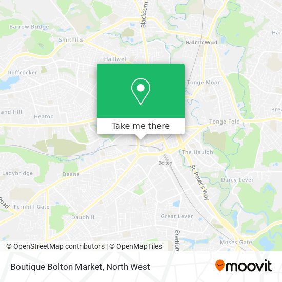 Boutique Bolton Market map