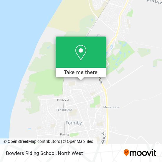 Bowlers Riding School map