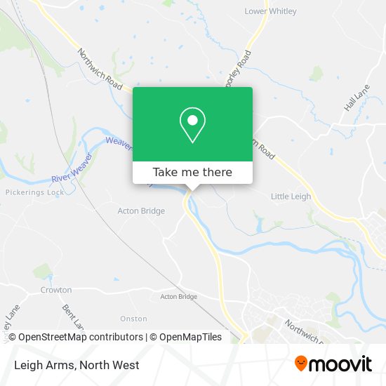 Leigh Arms map