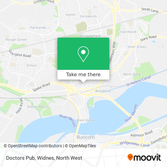 Doctors Pub, Widnes map