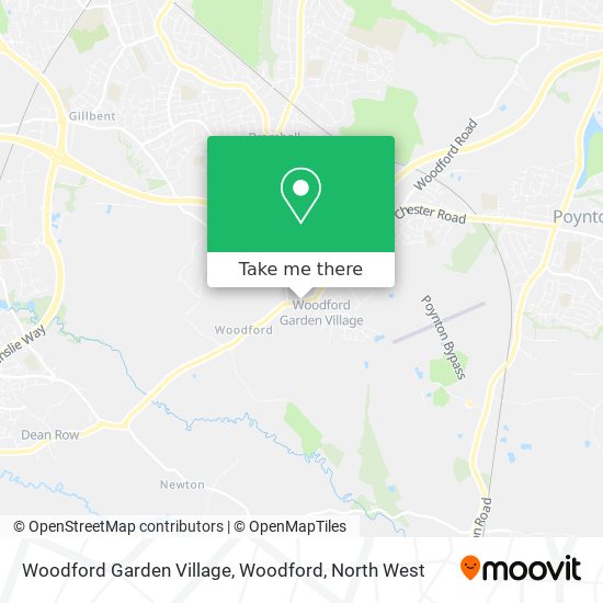 Woodford Garden Village, Woodford map