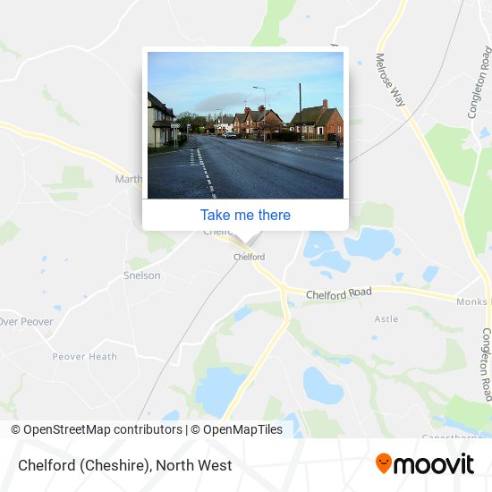 Chelford (Cheshire) map