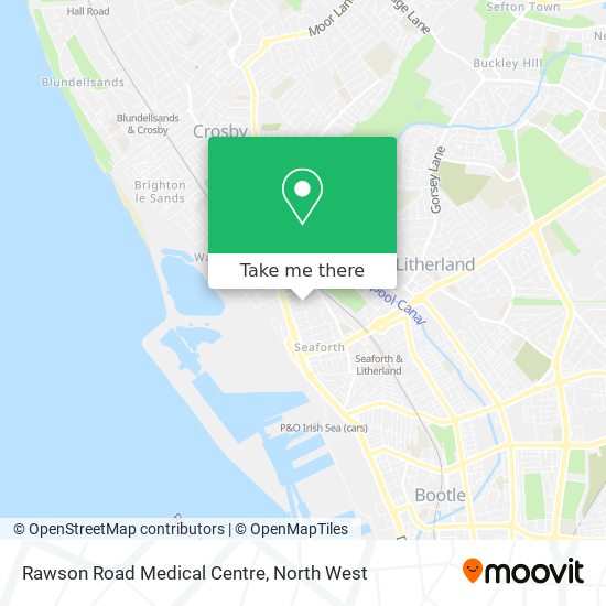 Rawson Road Medical Centre map