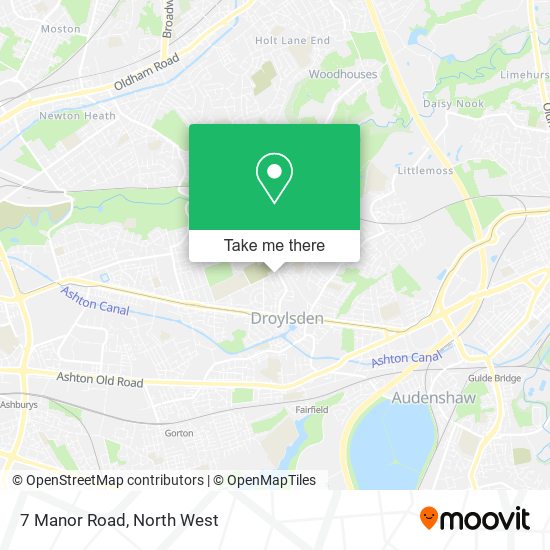 7 Manor Road map