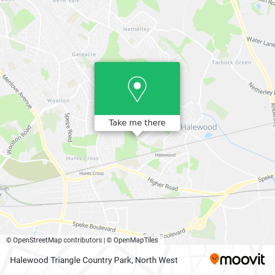 Halewood Triangle Country Park map