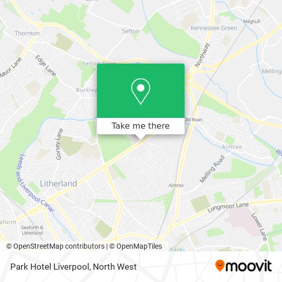 Park Hotel Liverpool map