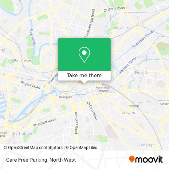 Care Free Parking map