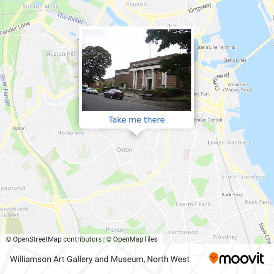 Williamson Art Gallery and Museum map