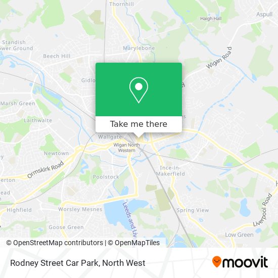 Rodney Street Car Park map