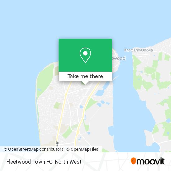 Fleetwood Town FC map