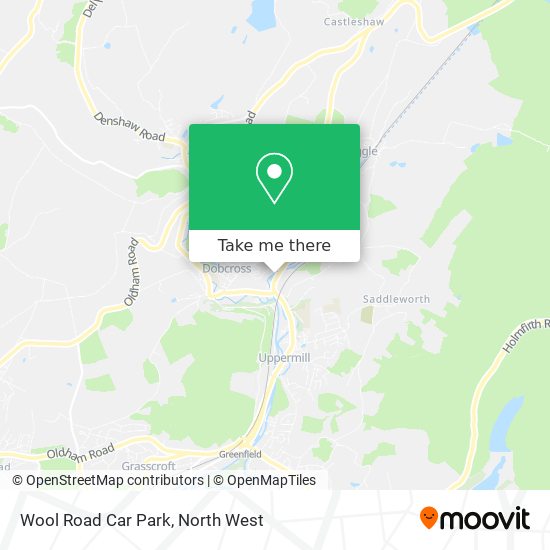 Wool Road Car Park map