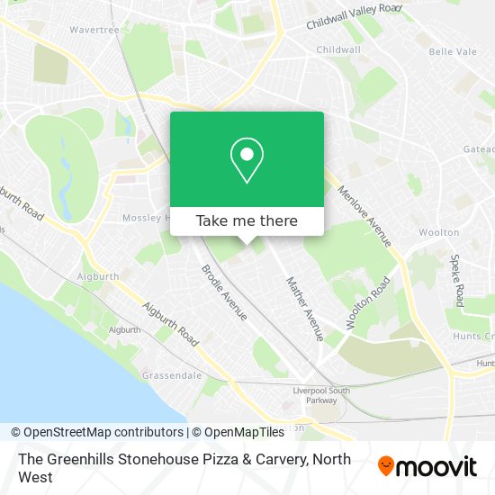 The Greenhills Stonehouse Pizza & Carvery map