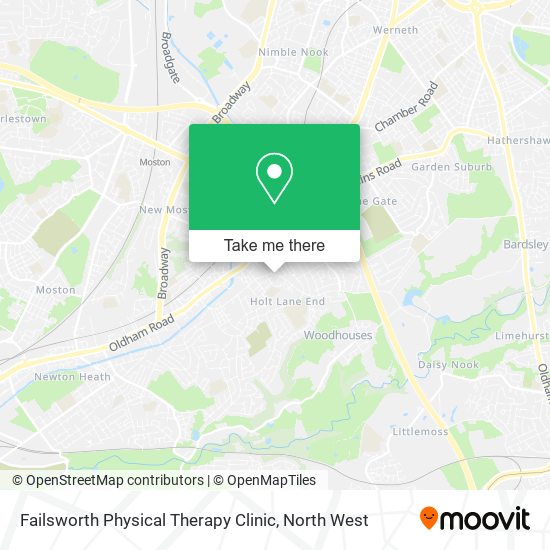 Failsworth Physical Therapy Clinic map