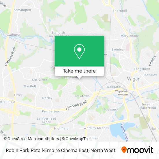 Robin Park Retail-Empire Cinema East map