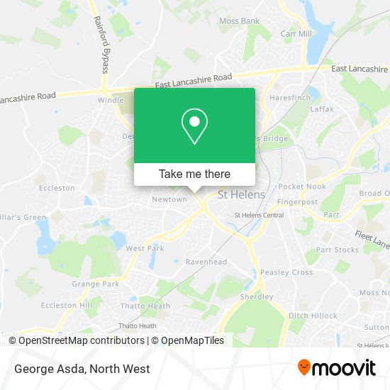 George Asda map