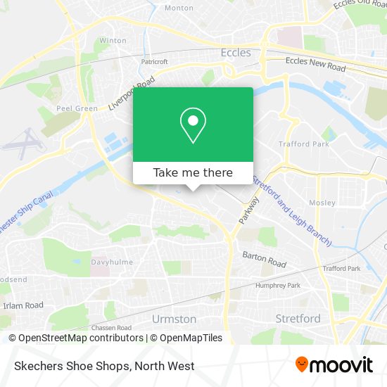 Skechers Shoe Shops map