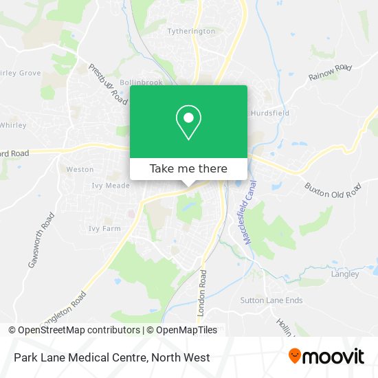 Park Lane Medical Centre map