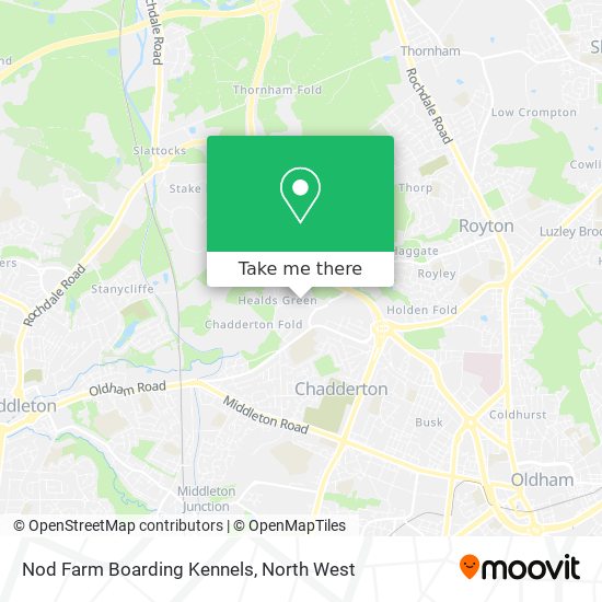 Nod Farm Boarding Kennels map