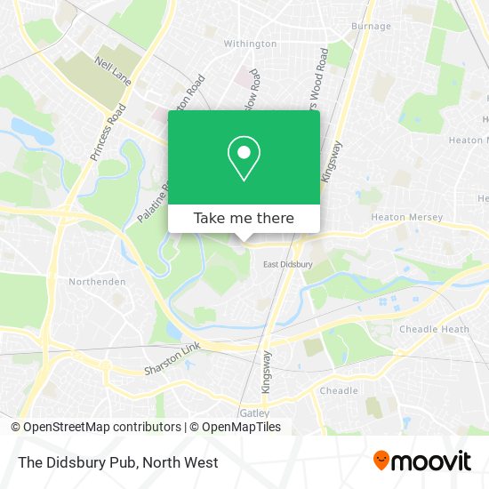 The Didsbury Pub map