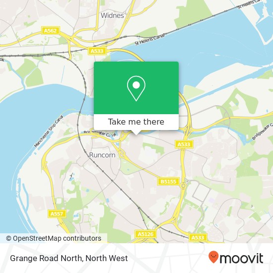 Grange Road North, Runcorn Runcorn map