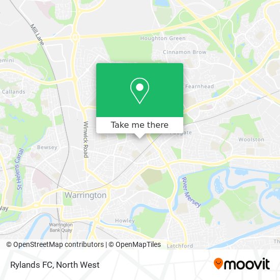 Rylands FC map