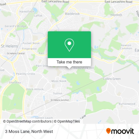 3 Moss Lane map
