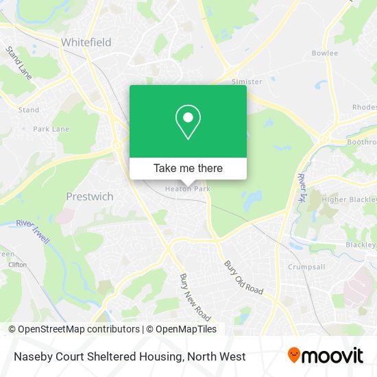 Naseby Court Sheltered Housing map