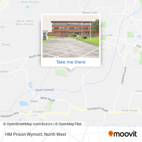 HM Prison Wymott map