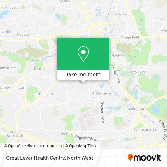 Great Lever Health Centre map