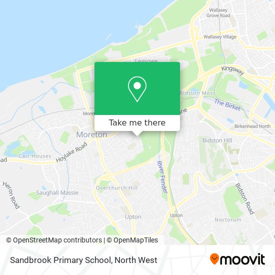 Sandbrook Primary School map