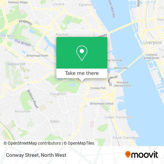 Conway Street map