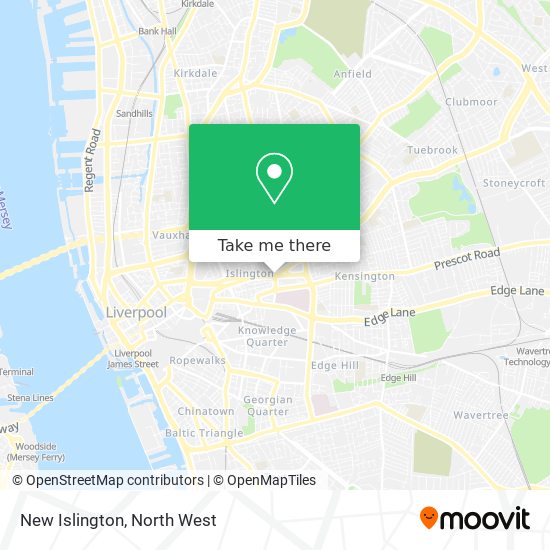 New Islington map